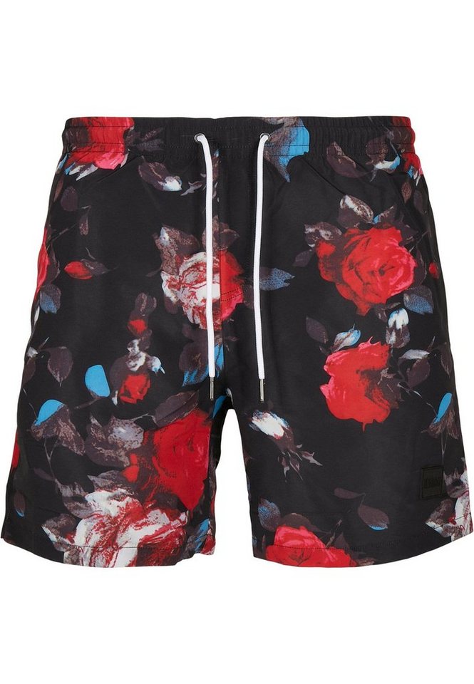 URBAN CLASSICS Badeshorts Urban Classics Herren Pattern Swim Shorts von URBAN CLASSICS