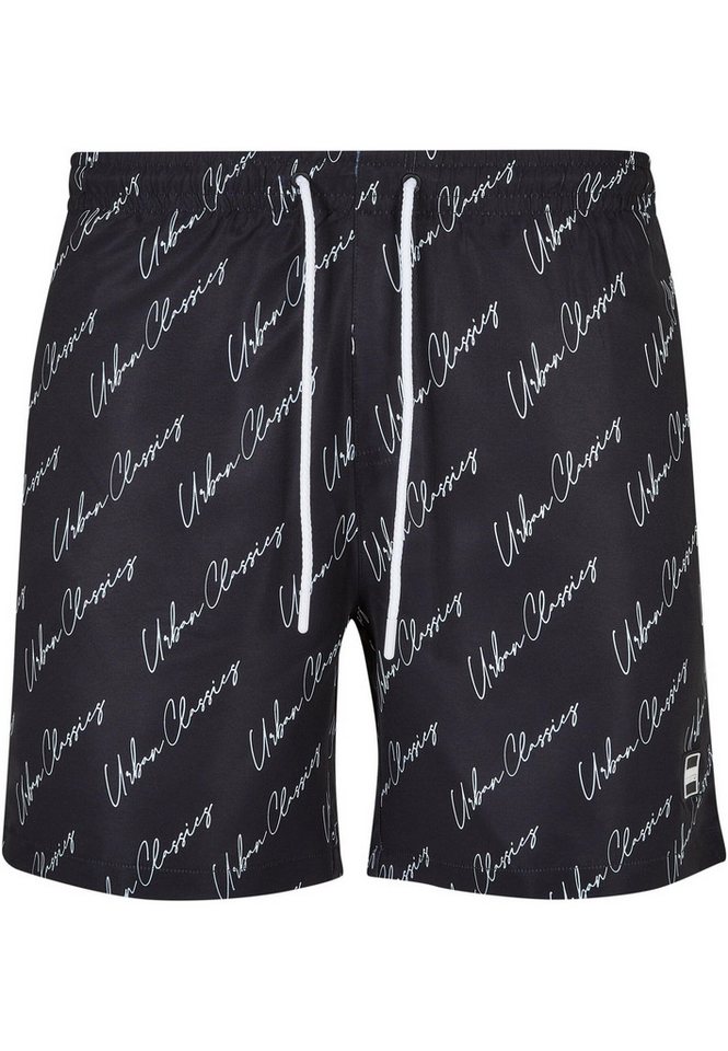 URBAN CLASSICS Badeshorts Urban Classics Herren Pattern Swim Shorts von URBAN CLASSICS