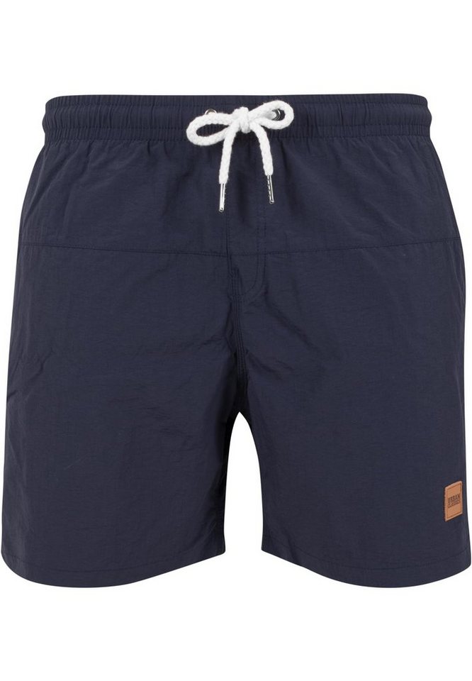 URBAN CLASSICS Badeshorts TB1026 - Block Swim Shorts navy/navy L von URBAN CLASSICS