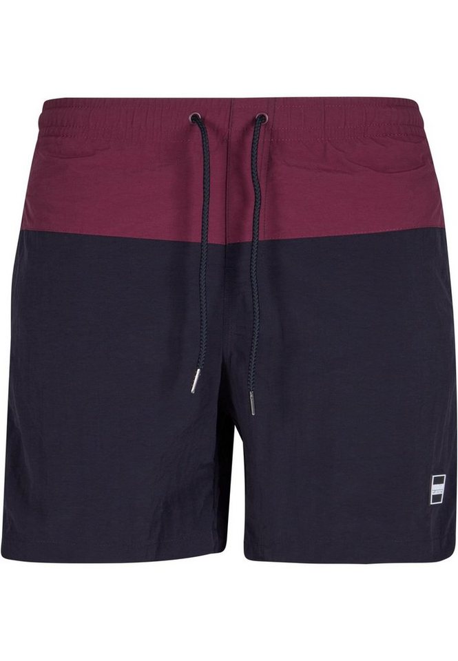 URBAN CLASSICS Badeshorts Urban Classics Herren Block Swim Shorts von URBAN CLASSICS