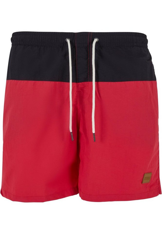 URBAN CLASSICS Badeshorts Urban Classics Herren Block Swim Shorts von URBAN CLASSICS
