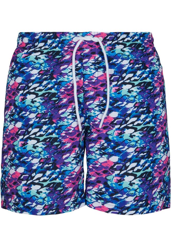 URBAN CLASSICS Badeshorts Urban Classics Herren Multicolor Swim Shorts von URBAN CLASSICS