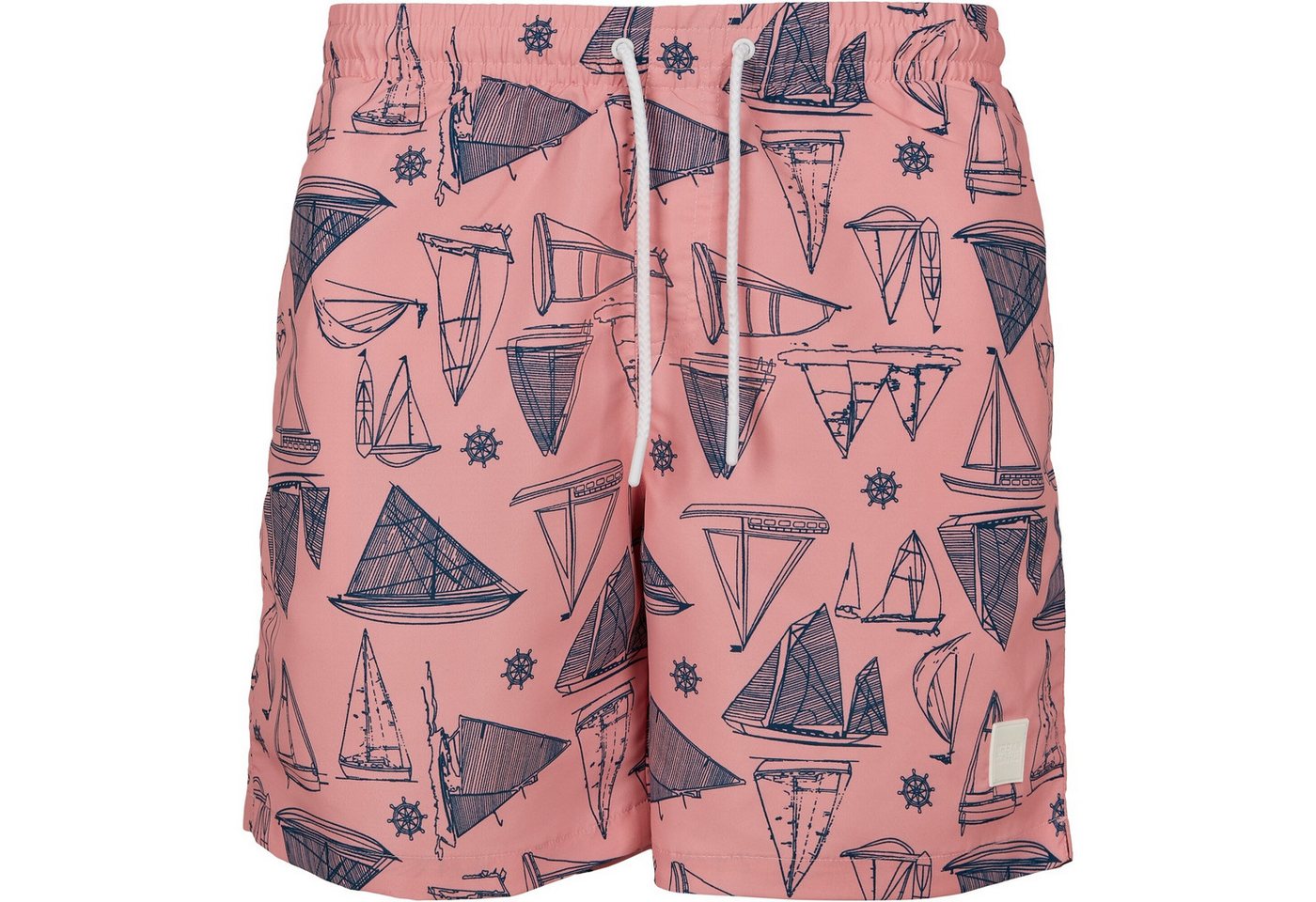 URBAN CLASSICS Badeshorts Urban Classics Herren Pattern Swim Shorts von URBAN CLASSICS
