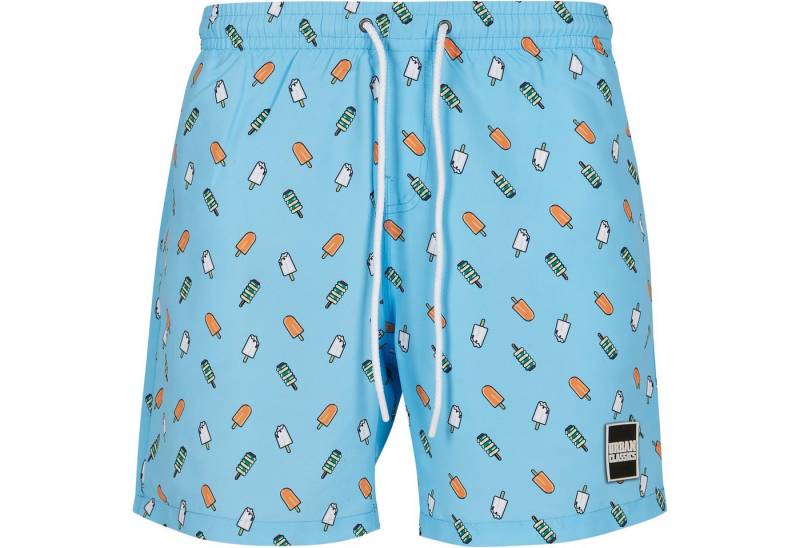 URBAN CLASSICS Badeshorts Urban Classics Herren Pattern Swim Shorts von URBAN CLASSICS