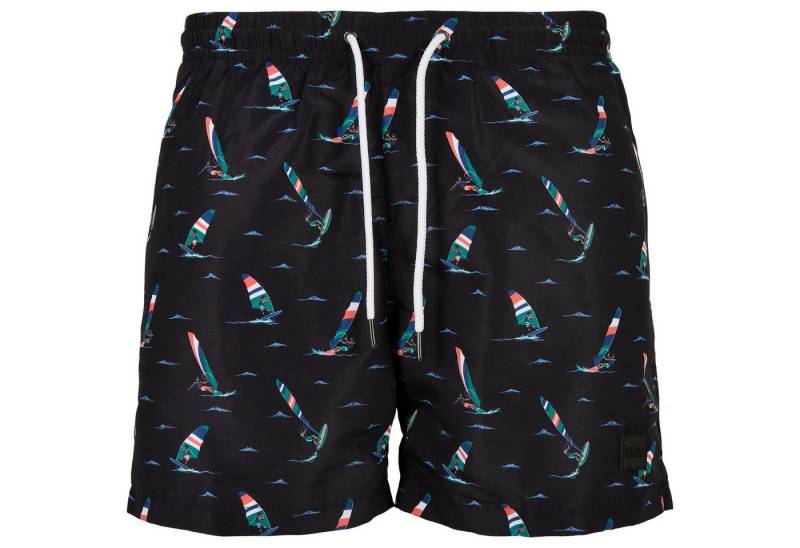 URBAN CLASSICS Badeshorts Urban Classics Herren Pattern Swim Shorts von URBAN CLASSICS