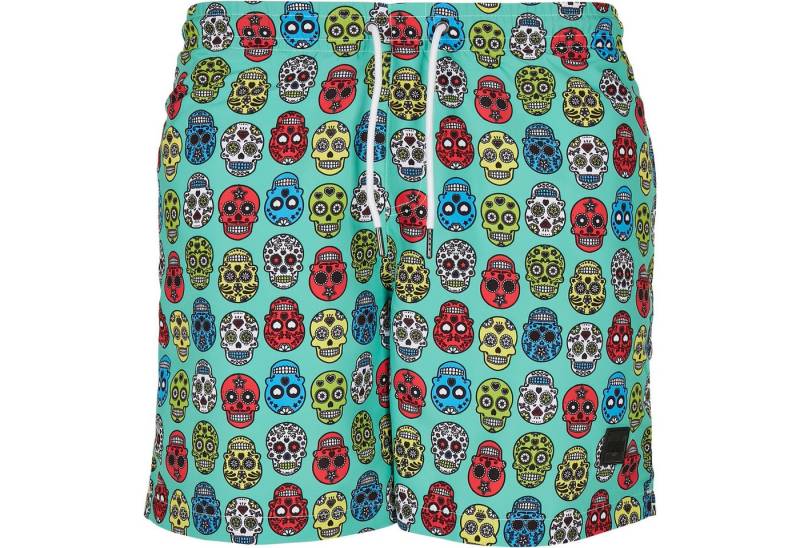 URBAN CLASSICS Badeshorts Urban Classics Herren Pattern Swim Shorts von URBAN CLASSICS