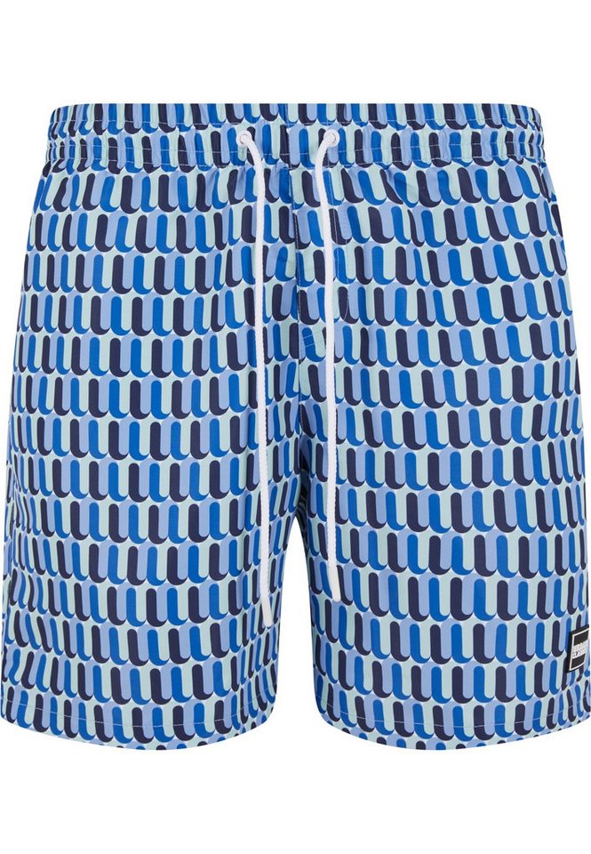 URBAN CLASSICS Badeshorts Urban Classics Herren Pattern Swim Shorts von URBAN CLASSICS