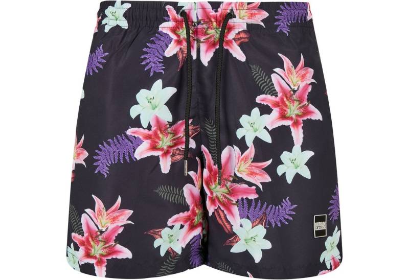 URBAN CLASSICS Badeshorts Urban Classics Herren Pattern Swim Shorts von URBAN CLASSICS