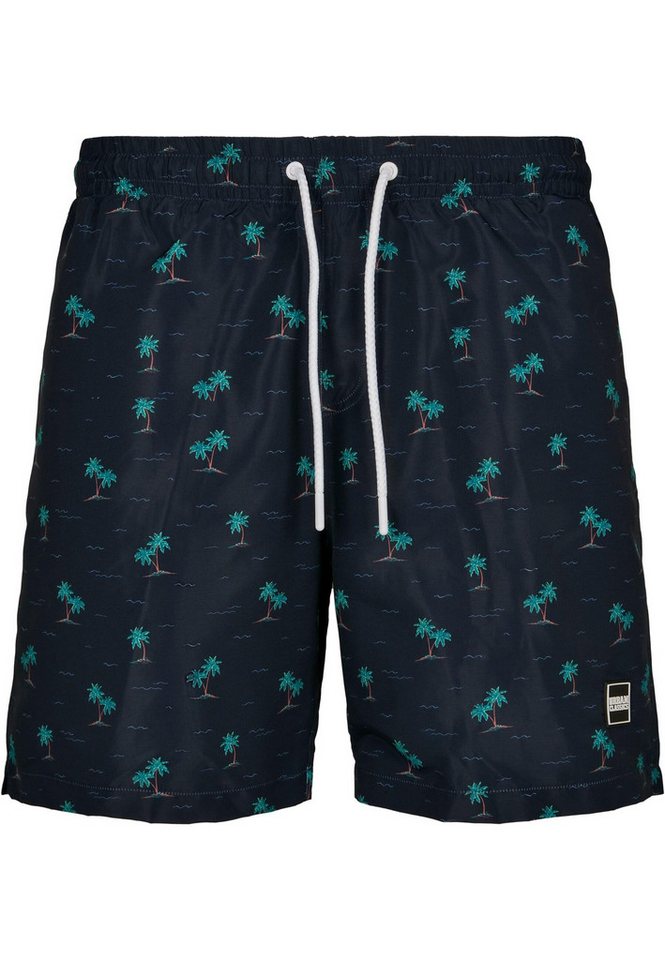 URBAN CLASSICS Badeshorts Urban Classics Herren Pattern Swim Shorts von URBAN CLASSICS