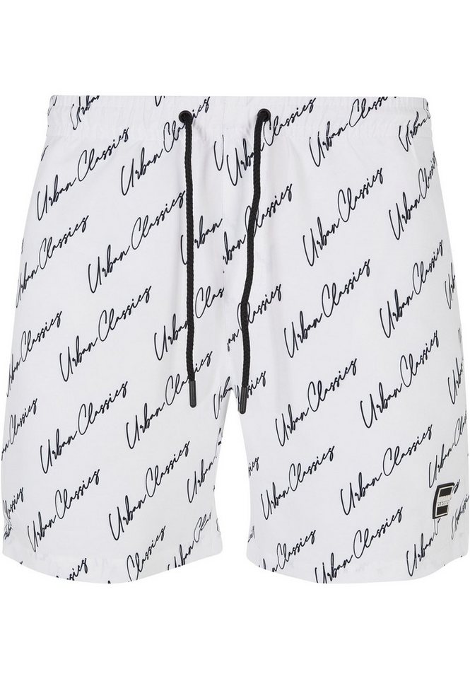 URBAN CLASSICS Badeshorts Urban Classics Herren Pattern Swim Shorts von URBAN CLASSICS