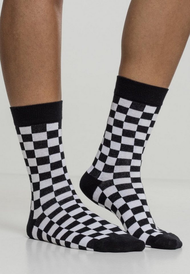 URBAN CLASSICS Basicsocken Checker Socks 2-Pack von URBAN CLASSICS