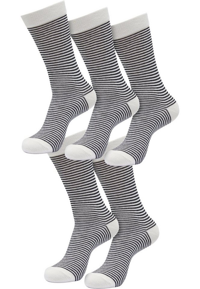 URBAN CLASSICS Basicsocken Urban Classics Unisex Fine Stripe Socks 5-Pack (1-Paar) von URBAN CLASSICS