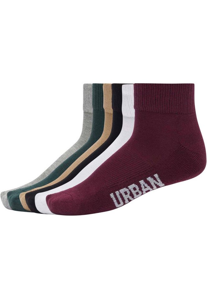 URBAN CLASSICS Basicsocken Urban Classics Unisex High Sneaker Socks 6-Pack (1-Paar) von URBAN CLASSICS