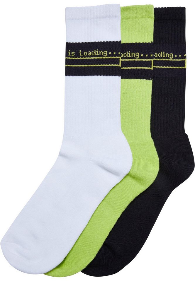 URBAN CLASSICS Basicsocken Urban Classics Unisex Loading Socks 3-Pack (1-Paar) von URBAN CLASSICS