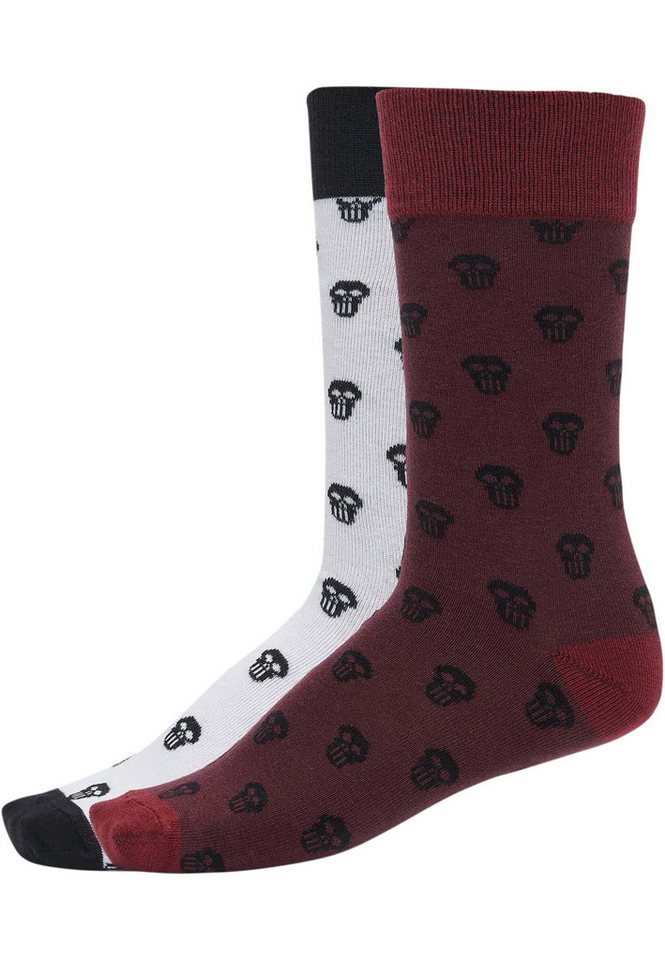 URBAN CLASSICS Basicsocken Urban Classics Unisex Skull Allover 2-Pack (1-Paar) von URBAN CLASSICS