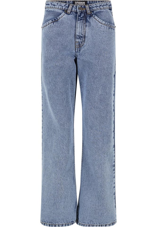 URBAN CLASSICS Bequeme Jeans Urban Classics Damen Ladies Cropped Straight Leg Denim Pants URBAN CLASSICS Bequeme Jeans Urban Classics Damen Ladies Cropped Straight Leg Denim Pants von URBAN CLASSICS
