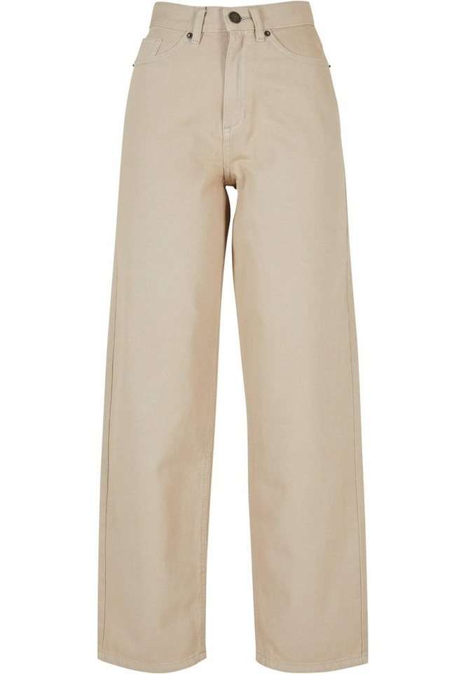 URBAN CLASSICS Bequeme Jeans Urban Classics Damen Ladies High Waist 90´S Wide Leg Denim Pants (1-tlg) von URBAN CLASSICS