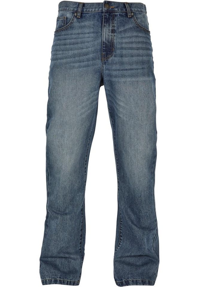 URBAN CLASSICS Bequeme Jeans Urban Classics Herren Flared Jeans von URBAN CLASSICS