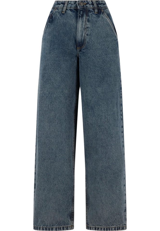 URBAN CLASSICS Bequeme Jeans Urban Classics Ladies Tapered Baggy Jeans URBAN CLASSICS Bequeme Jeans Urban Classics Ladies Tapered Baggy Jeans von URBAN CLASSICS