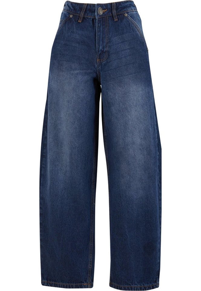URBAN CLASSICS Bequeme Jeans Urban Classics Ladies Tapered Baggy Jeans von URBAN CLASSICS