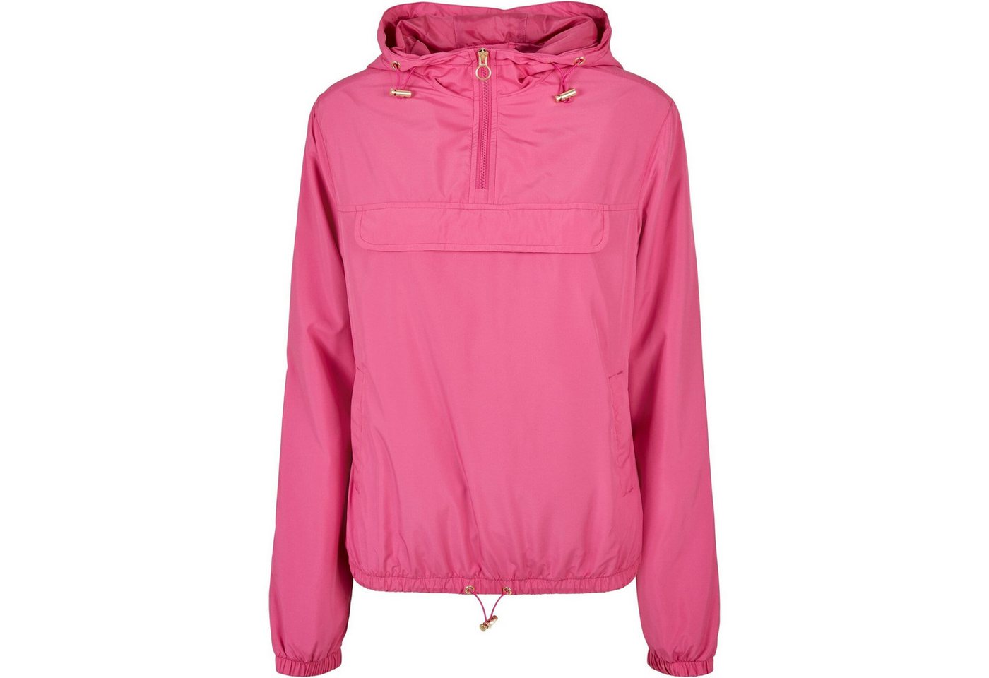 URBAN CLASSICS Bomberjacke Urban Classics Damen Ladies Basic Pull Over Jacket von URBAN CLASSICS