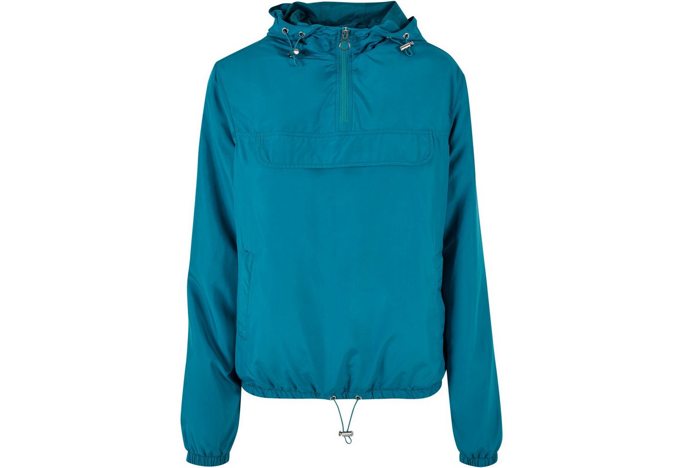 URBAN CLASSICS Bomberjacke Urban Classics Damen Ladies Basic Pull Over Jacket von URBAN CLASSICS