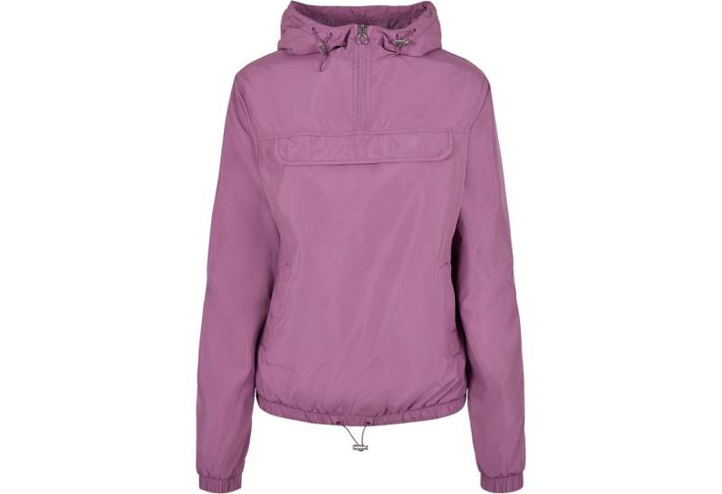 URBAN CLASSICS Bomberjacke Urban Classics Damen Ladies Basic Pull Over Jacket von URBAN CLASSICS