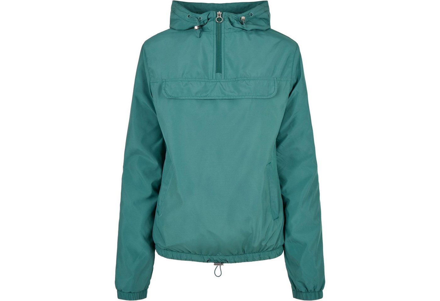 URBAN CLASSICS Bomberjacke Urban Classics Damen Ladies Basic Pull Over Jacket von URBAN CLASSICS