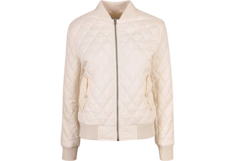URBAN CLASSICS Bomberjacke Urban Classics Damen Ladies Diamond Quilt Nylon Jacket von URBAN CLASSICS