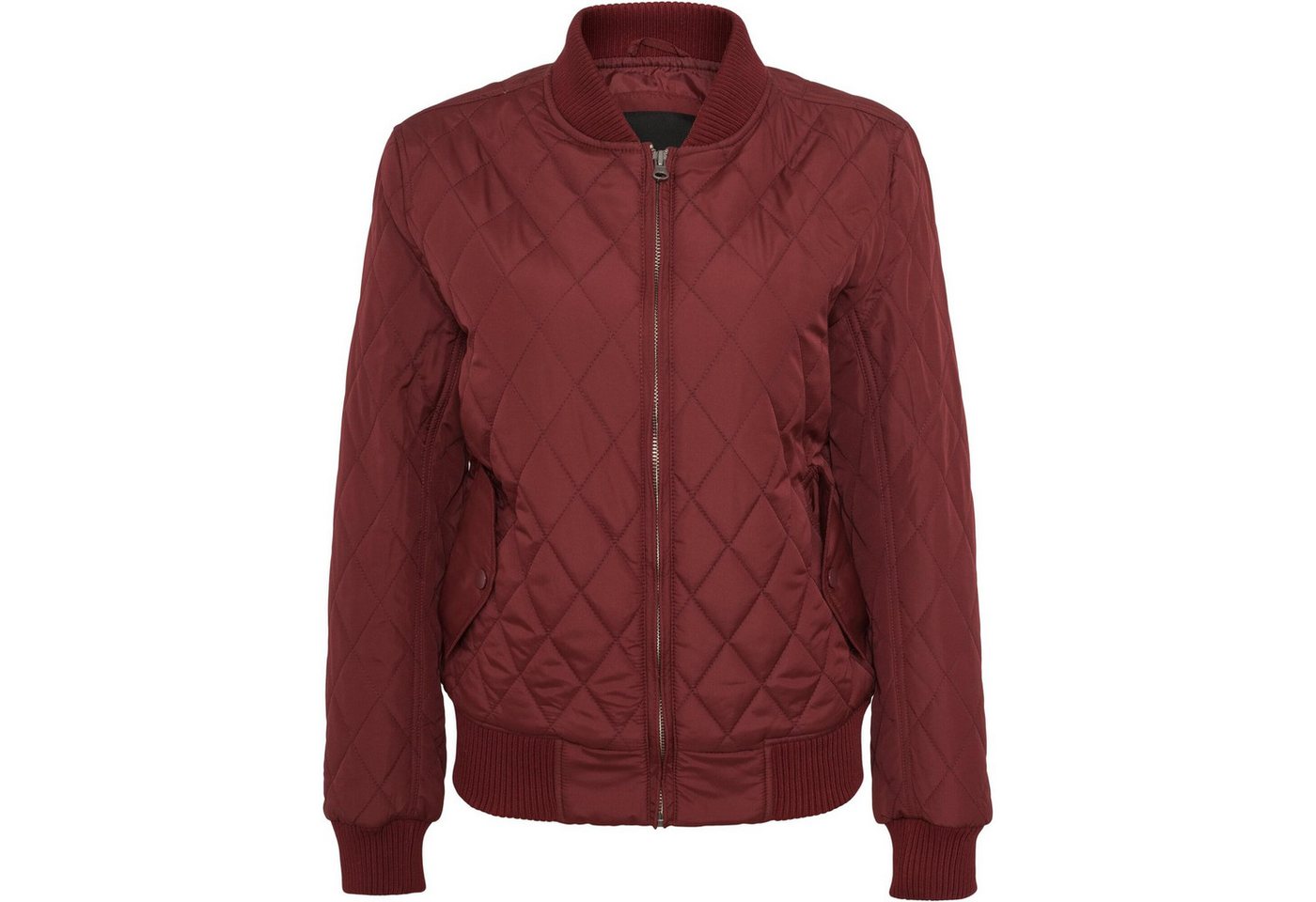 URBAN CLASSICS Bomberjacke Urban Classics Damen Ladies Diamond Quilt Nylon Jacket von URBAN CLASSICS