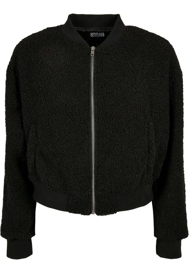 URBAN CLASSICS Bomberjacke Urban Classics Damen Ladies Oversized Sherpa Bomber Jacket (1-St) von URBAN CLASSICS
