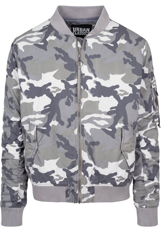 URBAN CLASSICS Bomberjacke Urban Classics Herren Vintage Camo Cotton Bomber Jacket (1-St) von URBAN CLASSICS