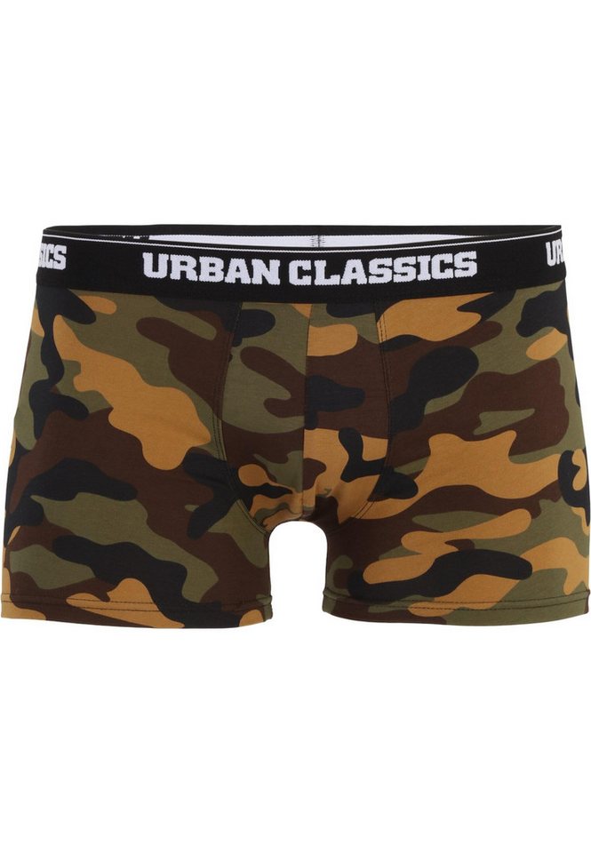 URBAN CLASSICS Boxershorts Urban Classics Herren 2-Pack Camo Boxer Shorts (1-St) von URBAN CLASSICS