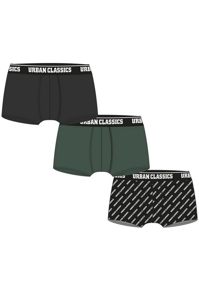 URBAN CLASSICS Boxershorts Herren Boxer Shorts 3-Pack (1-St) von URBAN CLASSICS