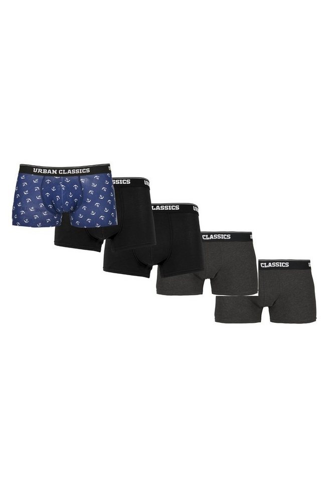 URBAN CLASSICS Boxershorts Herren Boxer Shorts 5-Pack (1-St) von URBAN CLASSICS