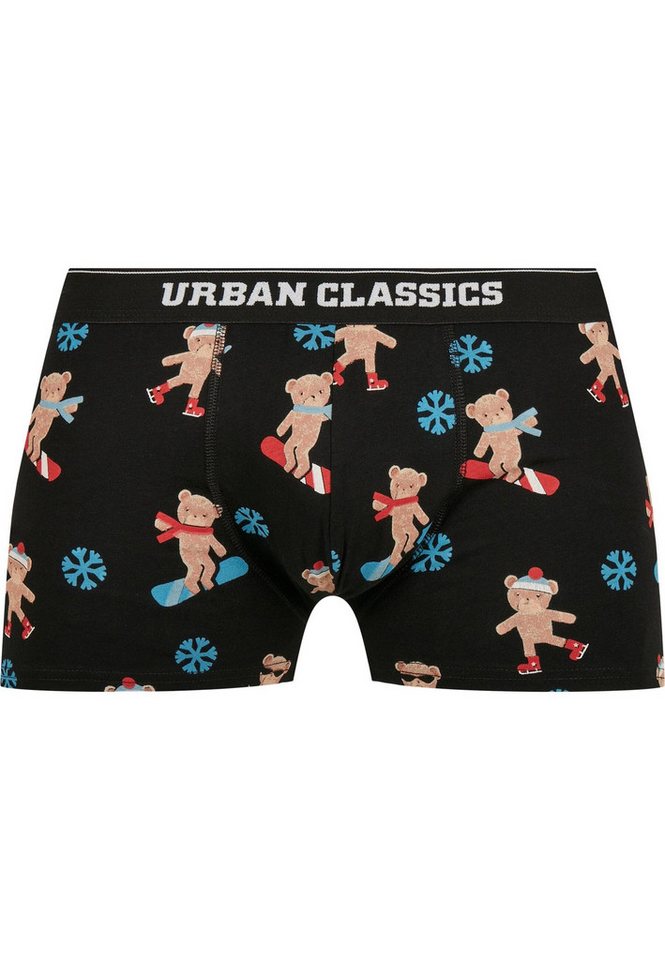 URBAN CLASSICS Boxershorts Urban Classics Herren Organic X-Mas Boxer Shorts 3-Pack (1-St) von URBAN CLASSICS