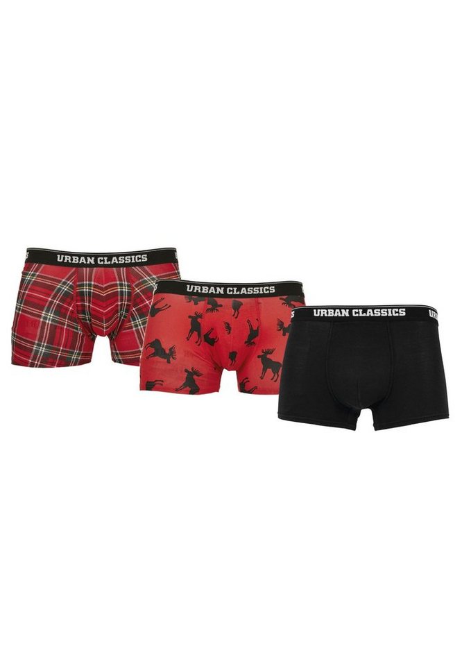 URBAN CLASSICS Boxershorts Urban Classics Männer Boxer Shorts 3-Pack von URBAN CLASSICS