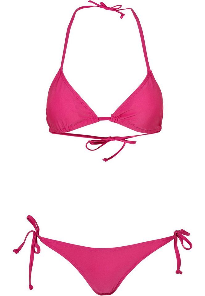 URBAN CLASSICS Bügel-Bikini Urban Classics Damen Ladies Recycled Triangle Bikini von URBAN CLASSICS