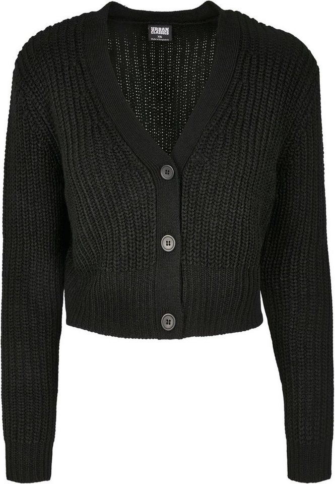 URBAN CLASSICS Cardigan Urban Classics Damen Ladies Short Cardigan (1-tlg) von URBAN CLASSICS
