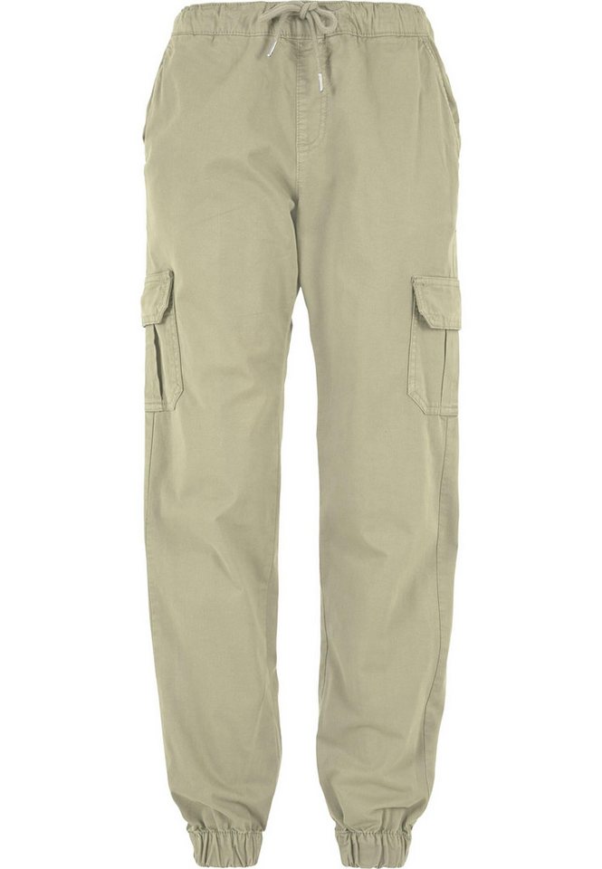 URBAN CLASSICS Cargohose Urban Classics Damen Ladies High Waist Cargo Jogging Pants (1-tlg) von URBAN CLASSICS