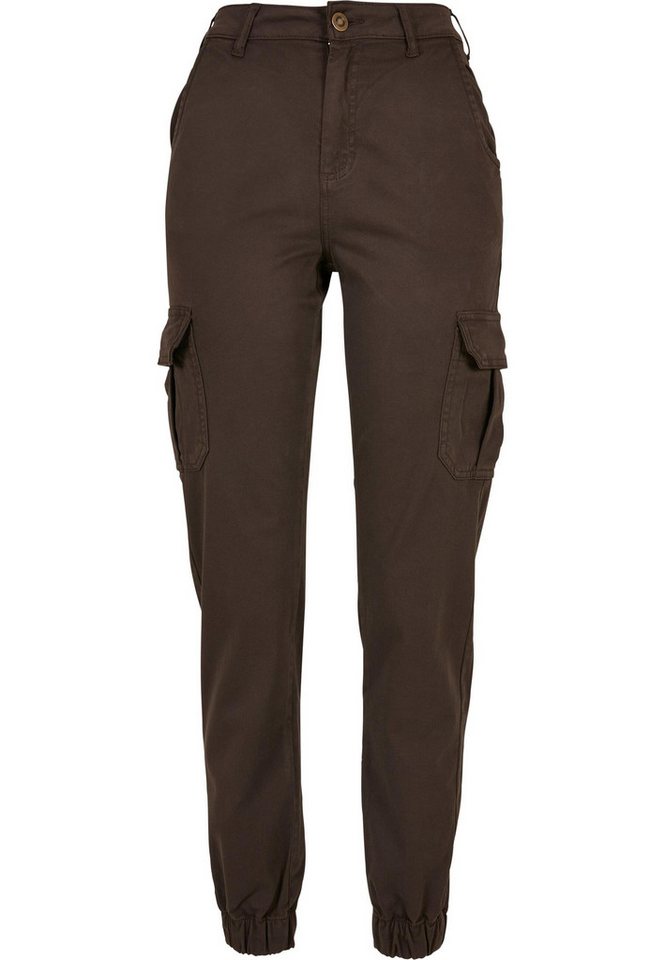 URBAN CLASSICS Cargohose Urban Classics Damen Ladies High Waist Cargo Pants (1-tlg) von URBAN CLASSICS