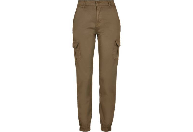 URBAN CLASSICS Cargohose Urban Classics Damen Ladies High Waist Cargo Pants von URBAN CLASSICS