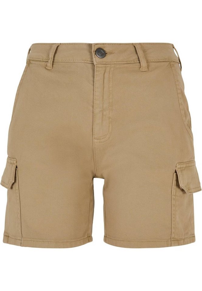 URBAN CLASSICS Cargohose Urban Classics Damen Ladies High Waist Cargo Shorts (1-tlg) von URBAN CLASSICS