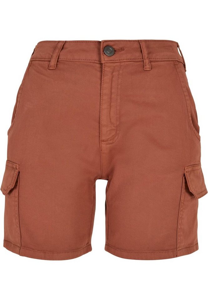 URBAN CLASSICS Cargohose Urban Classics Damen Ladies High Waist Cargo Shorts (1-tlg) von URBAN CLASSICS