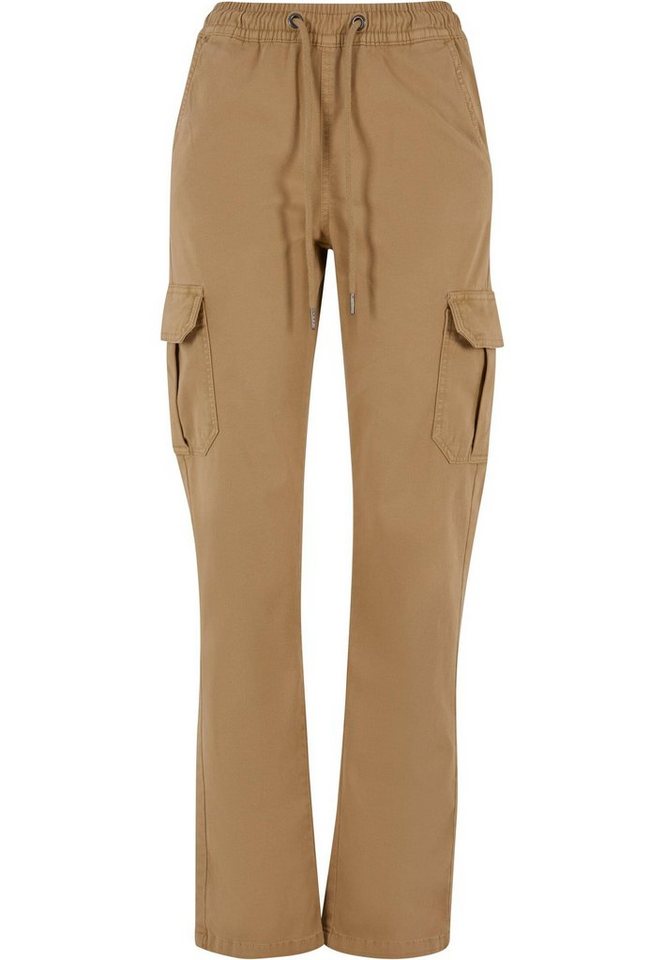 URBAN CLASSICS Cargohose Urban Classics Damen Ladies High Waist Twill Cargo Pants (1-tlg) von URBAN CLASSICS