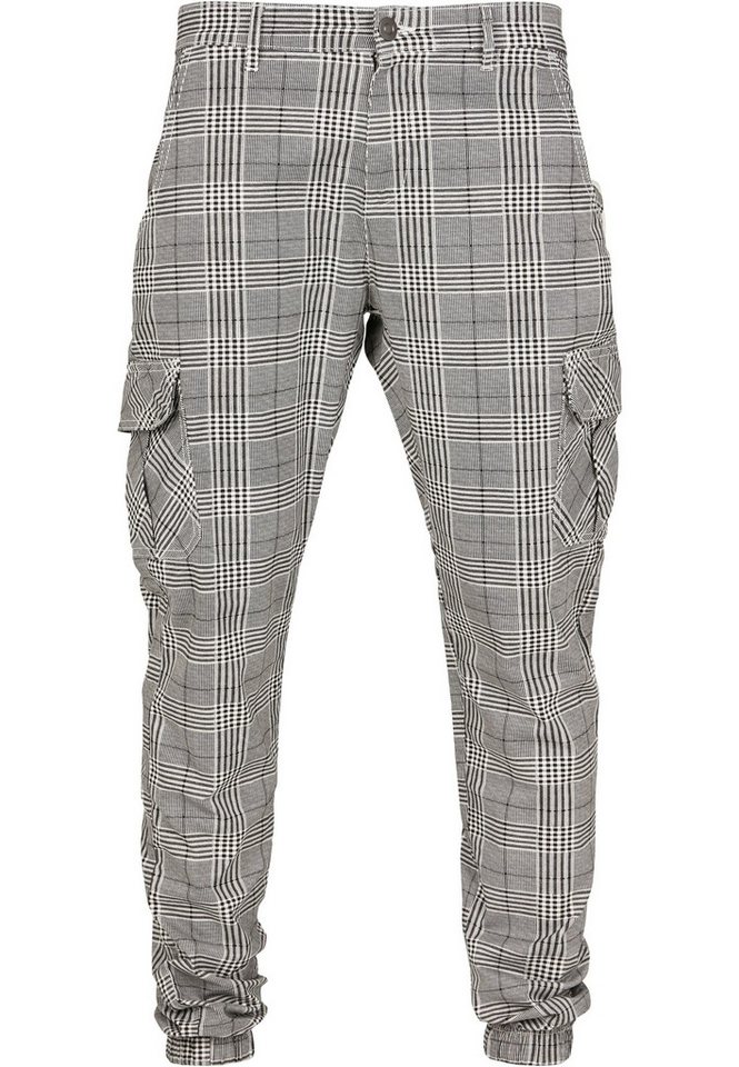 URBAN CLASSICS Cargohose Urban Classics Herren AOP Glencheck Cargo Jog Pants (1-tlg) von URBAN CLASSICS