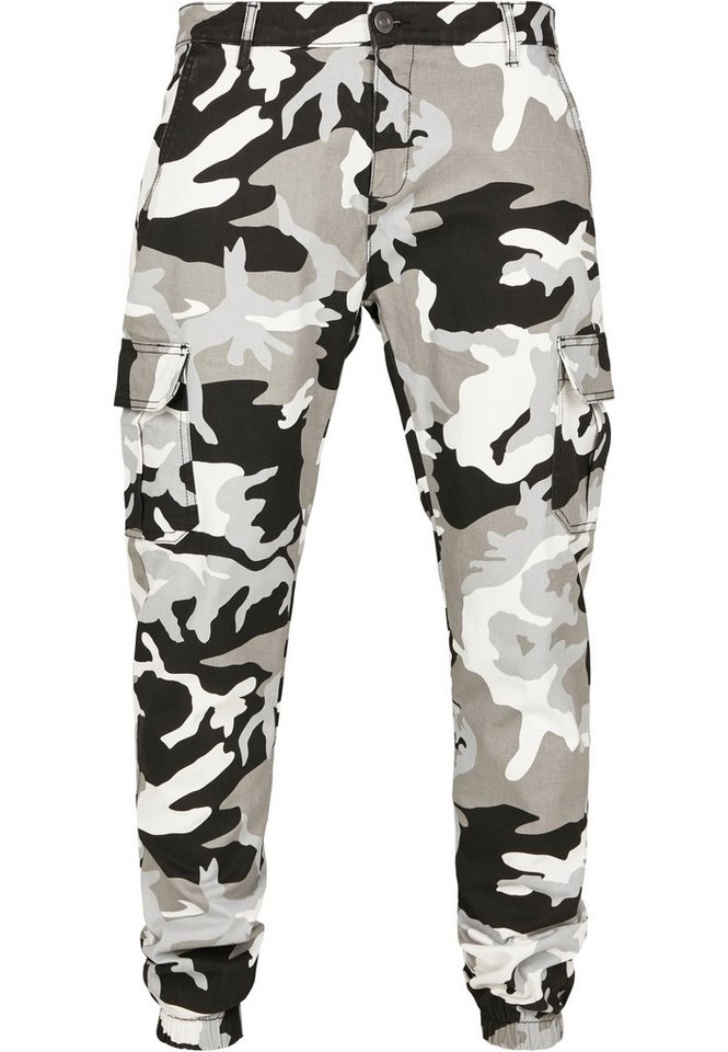 URBAN CLASSICS Cargohose Urban Classics Herren Camo Cargo Jogging Pants 2.0 (1-tlg) von URBAN CLASSICS