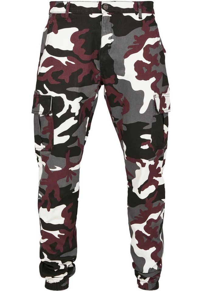 URBAN CLASSICS Cargohose Urban Classics Herren Camo Cargo Jogging Pants 2.0 (1-tlg) von URBAN CLASSICS
