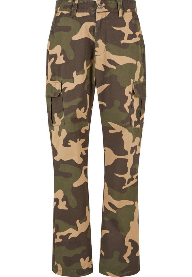 URBAN CLASSICS Cargohose Urban Classics Herren Straight Leg Camo Cargo Pants (1-tlg) von URBAN CLASSICS