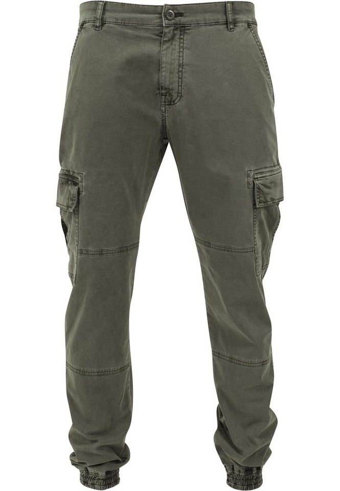 URBAN CLASSICS Cargohose Urban Classics Herren Washed Cargo Twill Jogging Pants (1-tlg) von URBAN CLASSICS